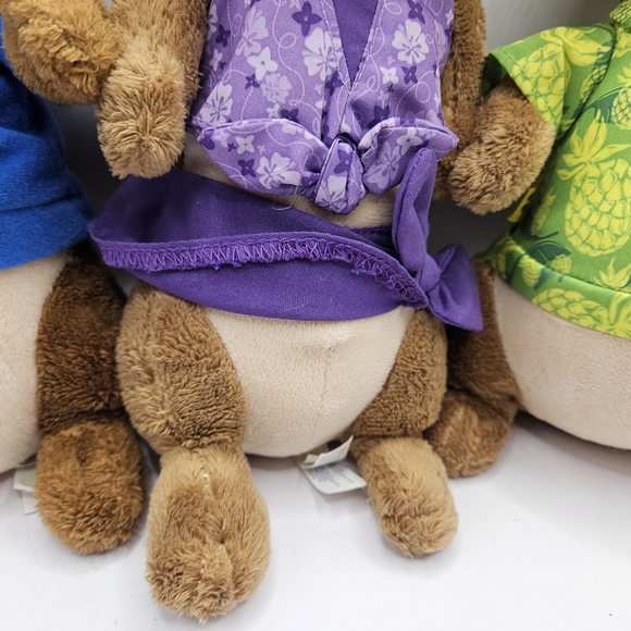 3 Build A Bear Jeanette Simon Theodore Plush Alvin & the Chipmunks Chipwrecked.  - Picture 5 of 14